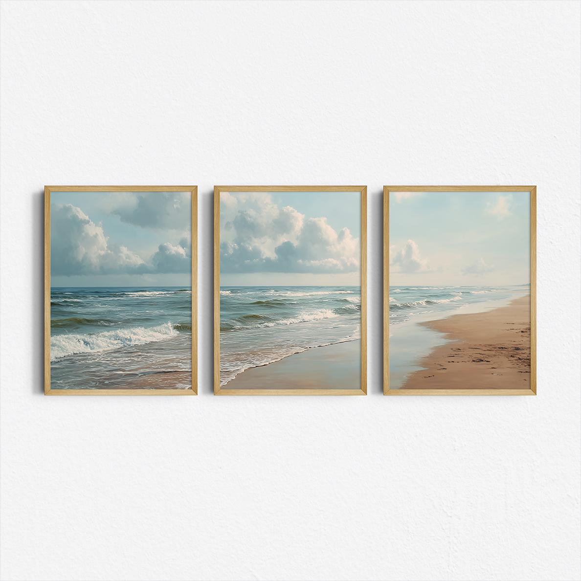Abstract Canvas Set - Набор из 3-х картин-триптихов с изображением