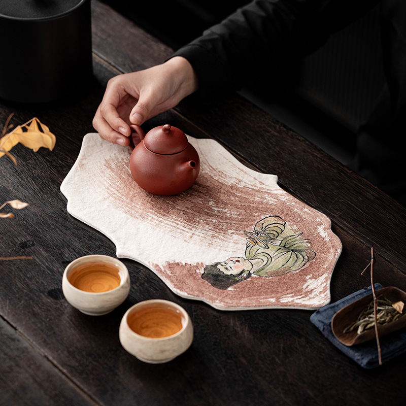 Table Runner - Ручная роспись, художественная обработка хурмой, в