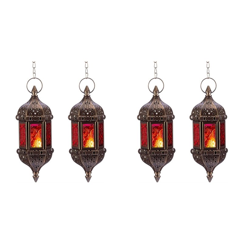 Candle Holder Decor - AB34 – набор из 4 подвесных