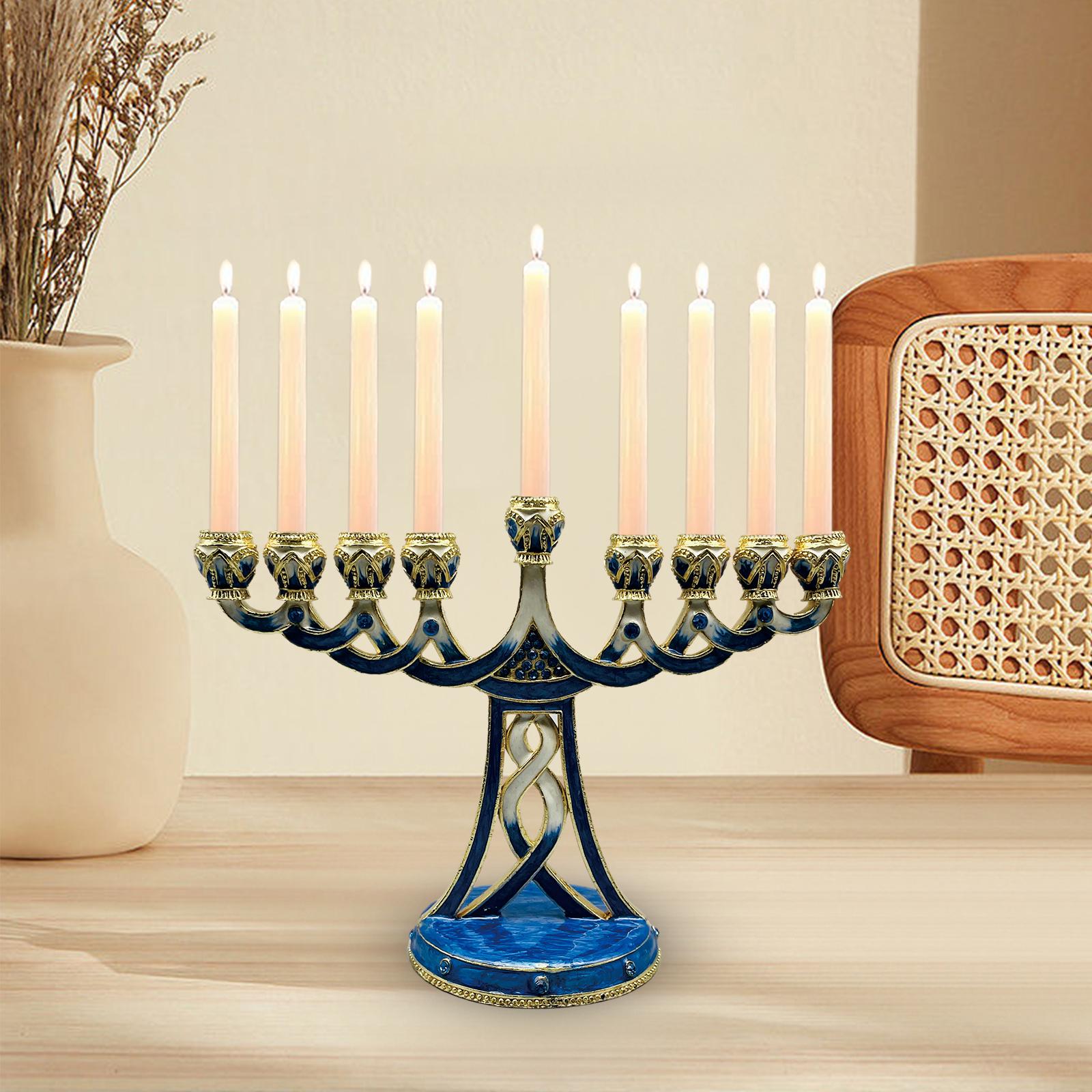 Эмалированный подсвечник-менор – обзор и цена Candle Holder Decor