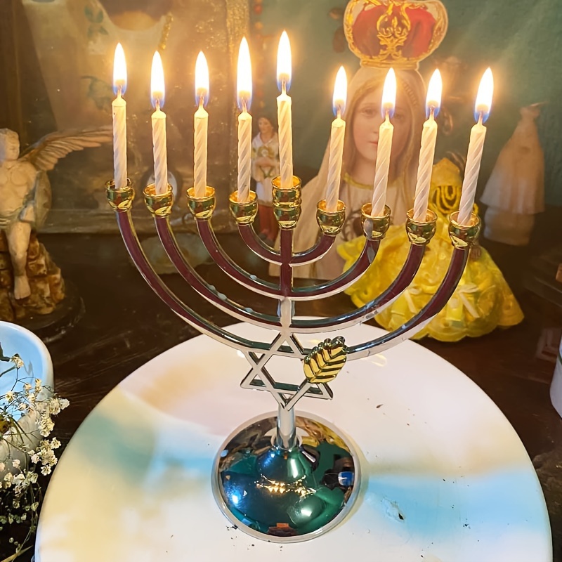 Менора на Хануку, 9-конечный п – обзор и цена Candle Holder Decor