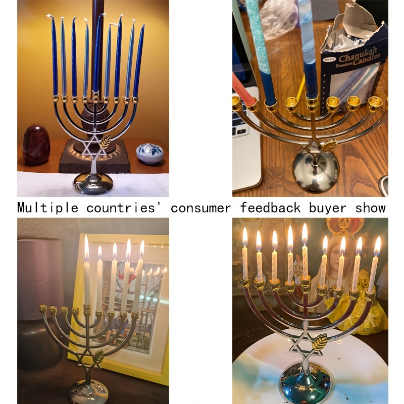 Менора на Хануку, 9-конечный п – обзор и цена Candle Holder Decor
