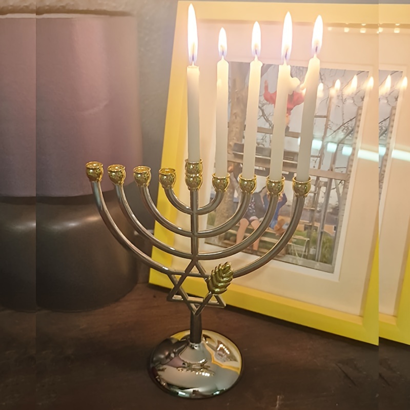 Менора на Хануку, 9-конечный п – обзор и цена Candle Holder Decor