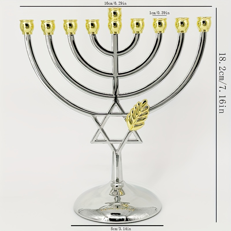 Менора на Хануку, 9-конечный п – обзор и цена Candle Holder Decor