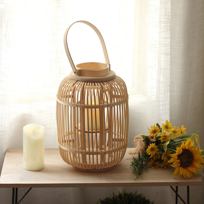 Напольный подсвечник из бамбук – обзор и цена Candle Holder Decor