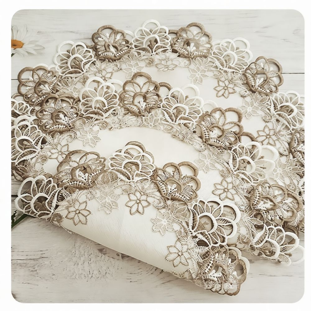 Изысканная круглая кружевная п – обзор и цена Table Runner