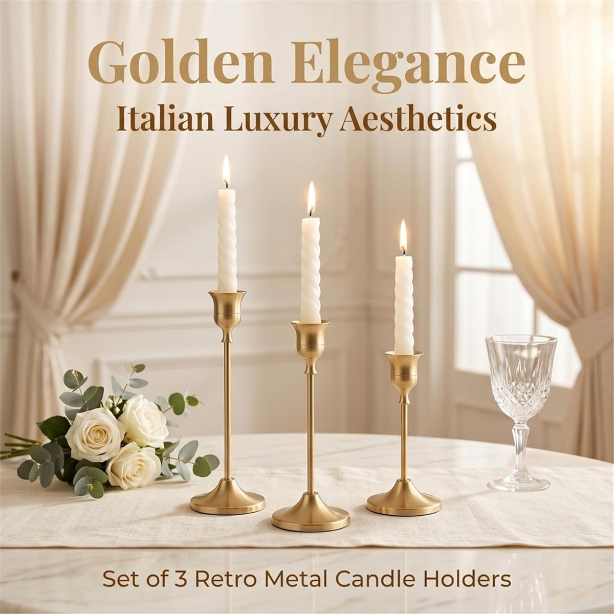12 шт. золотых подсвечников, в – обзор и цена Candle Holder Decor