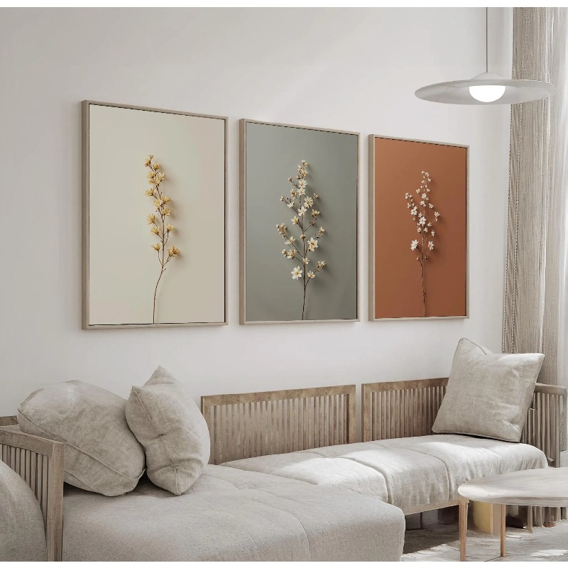 Набор из 3 безрамных картин на – обзор и цена Abstract Canvas Set