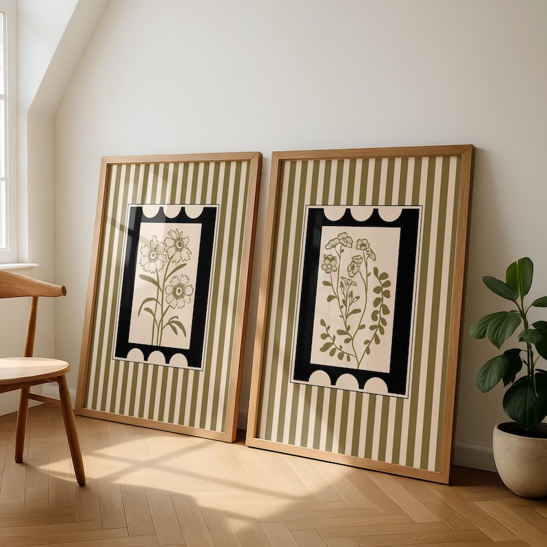 2 шт./компл., богемный стиль,  – обзор и цена Abstract Canvas Set